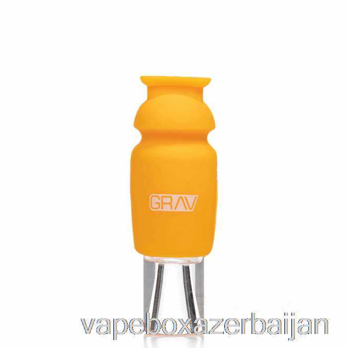 Vape Azerbaijan GRAV Silicone-Capped Glass Crutch Mustard Yellow